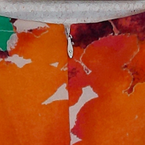 NWT Calvin Klein Watermelon Multi Color Bandage Wrap BodyCon Midi Dress Size 12 - Picture 9 of 11